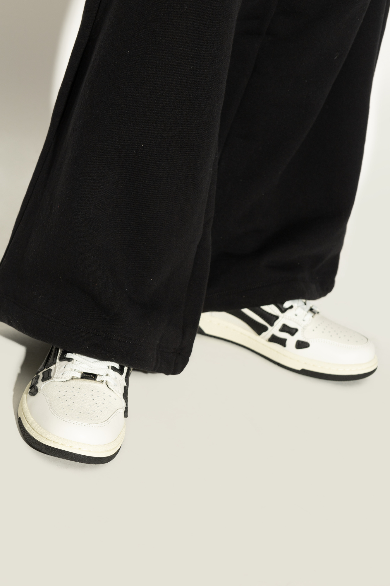 スニーカー AMIRI SS25 'Skel Top Low' sneakers (AWFOSR1082 WHITEBLACK) Amiri Sneakers Crystal Skel Top Low | Men's Shoes | Vitkac